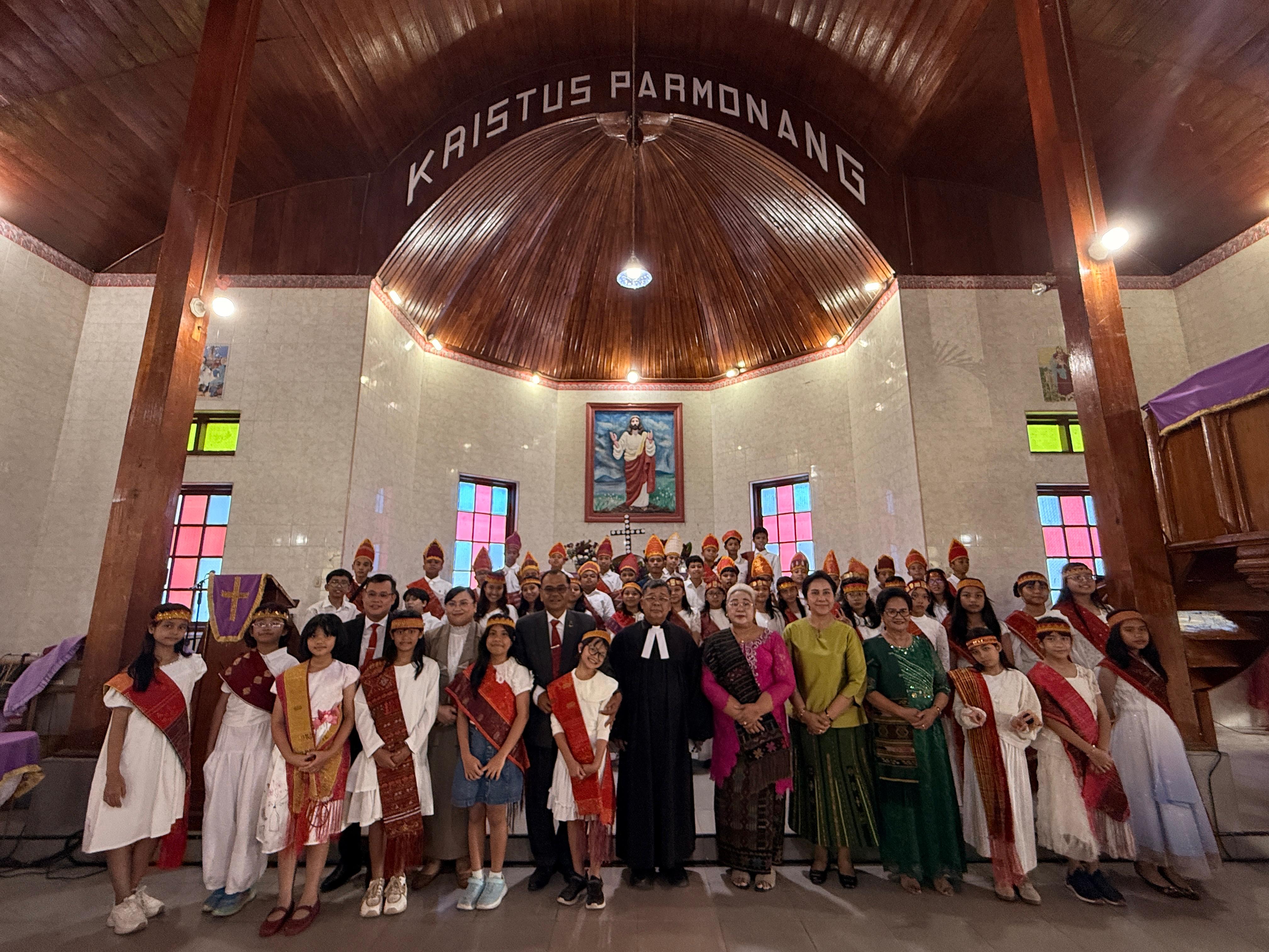 KUNJUNGAN ROHANI SEKOLAH MINGGU HKBP MEDAN SUDIRMAN