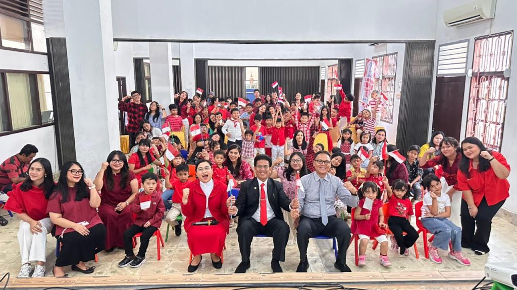 Sekolah Minggu HKBP Medan Sudirman turut memeriahkan HUT RI ke-80